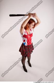 27 2018 01 TINA STANDING POSE BASEBALL BAT